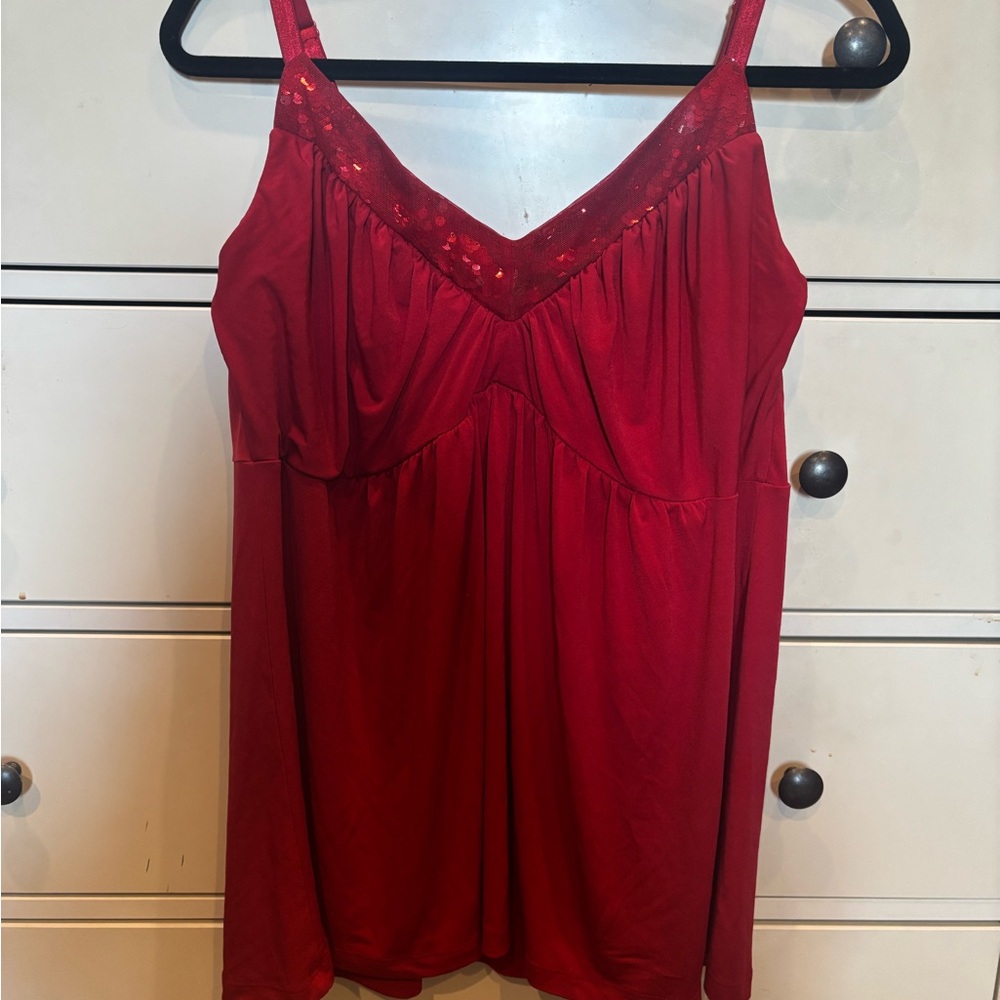 Red Sparkle Torrid Top
